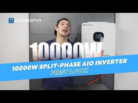 Unboxing & Overview | ECO-WORTHY 10kW Solar Off-Grid Split-Phase Inverter