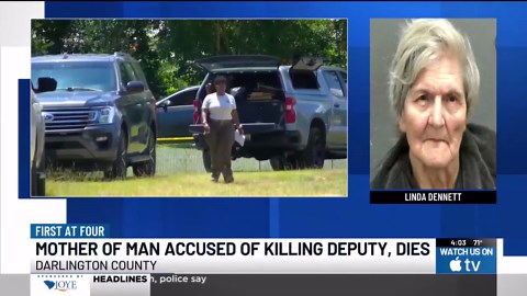 Mom of man accused of killing Darlington County deputy dies, solicitor says