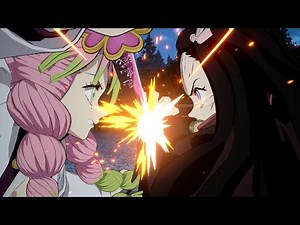 Mitsuri, Iguro Obanai VS Nezuko, Sanemi (DemonSlayer Kimetsu no Yaiba: Hinokami Chronicles 2)