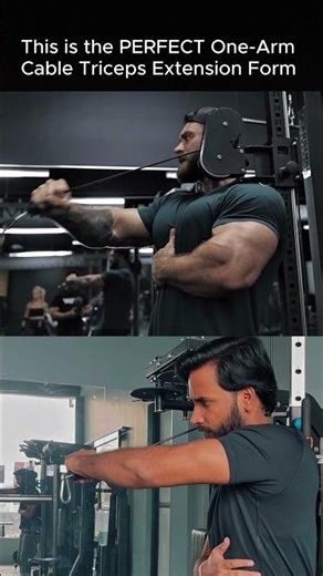 This Single-Arm Cable Triceps Extension Form Is PURE PERFECTION 🔥 (CBUM-Level Isolation) #shorts