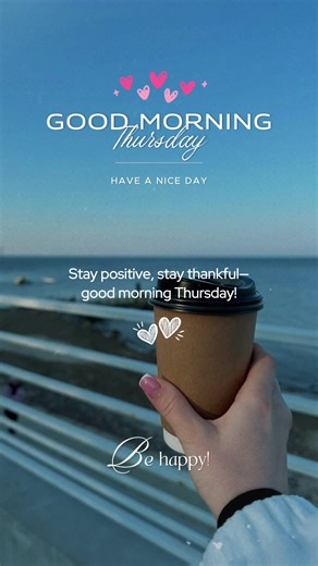Embrace Positivity This Thursday! 🤍