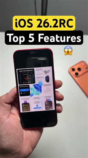 iOS 26.2 Top 5 Features 😱🔥 Must Update!