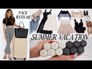 PACK WITH ME: Summer Vacation ☀️ | BEST Travel Bags, Products Organization 2022 | Miss Louie