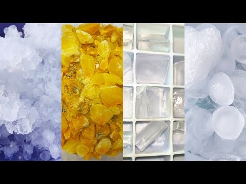 ASMR HARD ICE EATING / THIN ICE / CLEAR ICE MUKBANG