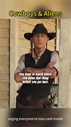 Wild West sci-fi crossover mixing classic western shootouts and alien invasion action 🤠👽