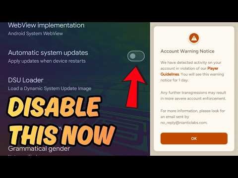You Must Disable This Setting to Spoof Safely - Pokemon GO Rooted Android