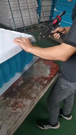 C-Ring Fastening for Mattress Assembly