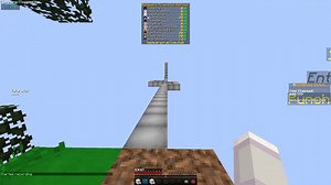 Completing the block clutch skill on the bedwars practice server without placing a block*