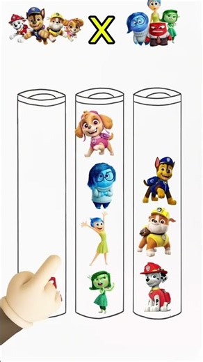 Ajude o Grubbi a Separar Paw Patrol e Divertida Mente! 🐾🧠