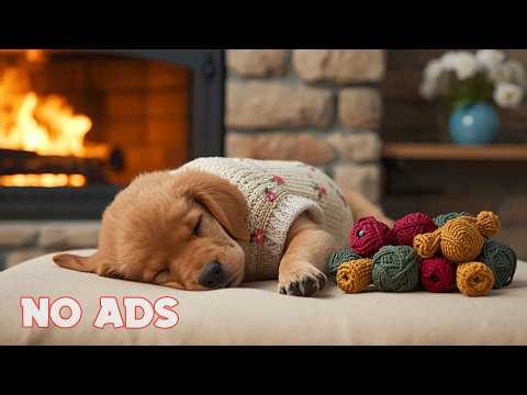 12 Hours Soft Calming Music for Dogs 🍼 Puppy Night Settling 🏠 Calm Sleep Flow 🌙 No Ads
