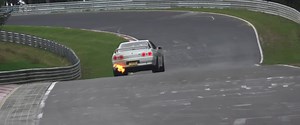 A cavalcade of cars caught spitting hot fire at the 'Ring
