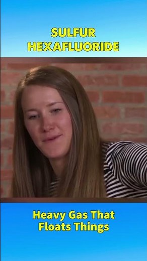 Sulfur Hexafluoride (SF6) #chemical #Physics #scienceexperiment