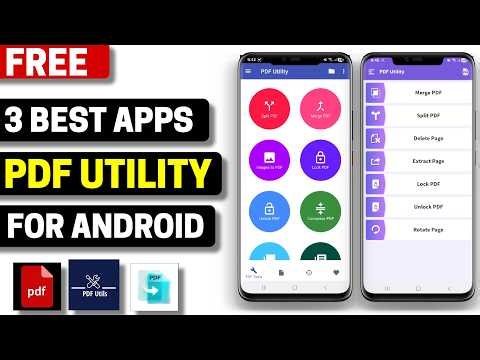 3 Best Free PDF Utility Apps for Android 2026