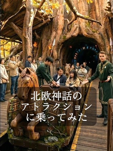 北欧神話のアトラクションを体験