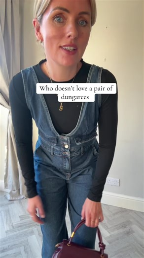 Dungarees are one of my fave things to wear #dungarees #longdungarees #denimdungarees #womensclothes #tiktokmademebuyit