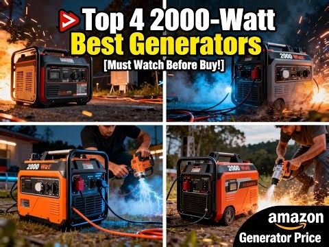 ✅ Top 4 2000-Watt Best Generator Reviews [Must Watch Before Buy!] | Generator Price