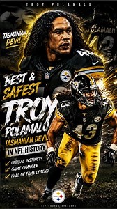 Troy Polamalu career highlights #nflfootball #nfl #foryou #sports #troypolamalu