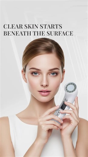 Empire Tech Pro on Instagram: "Clear Skin Starts Beneath the Surface Clogged pores and breakouts don’t always show up where they start. They’re often rooted deeper, where bacteria thrive 🦠 ❌ Blue LED light is one of the most effective, non-invasive ways to target this issue at the source. The Marvelous Signature Pro delivers concentrated blue light to help neutralize breakout-causing bacteria while calming inflamed skin. Paired with heat therapy and sonic vibration, it supports circulation, enh