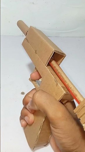 Cardboard Glock Pistol with Silencer 🔫 | Realistic Mini Gun