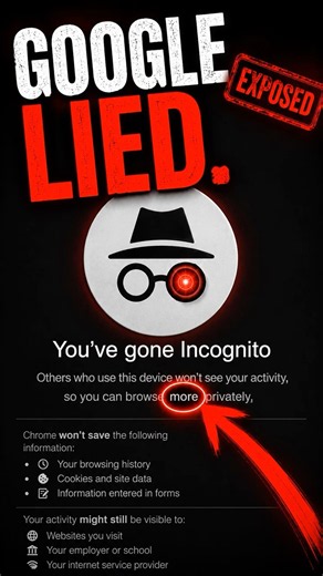 You Are NOT Private in Incognito ⚠️ #safety #tips