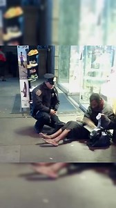 69K views · 1.8K reactions | Police Officer Noticed Homeless Man #story #policestory #homeless #kindness #realstory #humanity | Story Hub Shorts | Facebook