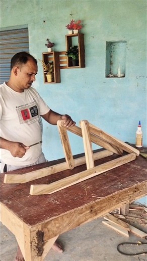 folding chair beautiful design #diy #woodworking