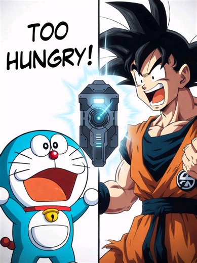 Goku and Doraemon's Hilarious Gadget Mishap