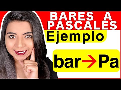 CONVERTIR de BARES a PASCALES