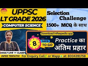 P8| Most Important MCQ for Exam| LT GRADE/KVS/NVS/DSSSB/TRE4.0 Computer Science by Infee ma'am
