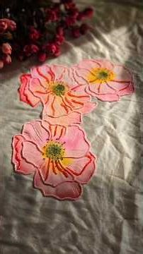 Hand painted patch ideas#art #diy #fabricart #ytshorts #painting #youtube #yt #shorts #youtubeshorts