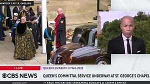 9.9K views · 133 reactions | Queen Elizabeth II’s royal crown, orb and scepter were removed from her coffin, signifying the passing of the queen’s reign to King Charles III. https://cbsn.ws/3LoD75E | CBS News | Facebook