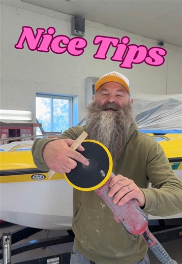 How to center and clean a buffing pad, tips on buffing edges, and how to replace brushes in your buffer. #rubbingcompound #detailing #boatrepair #restoration #bodywork