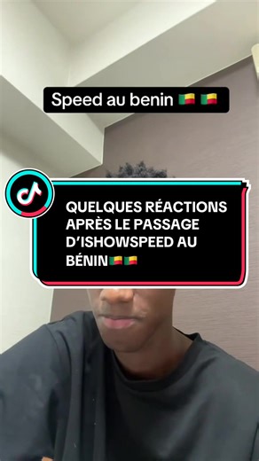 Quelques réactions après le passage d’IShowSpeed au Bénin 🔥🇧🇯 #yayalerenoi_224 #tiktok #ishowspeed #benin #explor