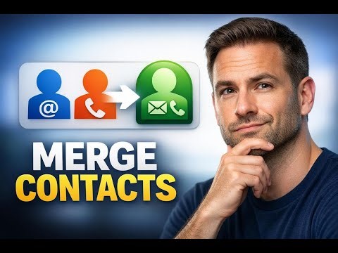 Merge duplicate contacts automatically without losing history