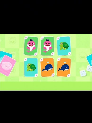🦈 Baby Shark Card Game Fun! 🎴 Match, Learn & Play with Baby Shark!! #shorts