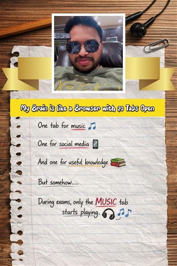 Brain = Browser | Too Many Tabs Open 🧠 #funnyshorts #comedyshorts