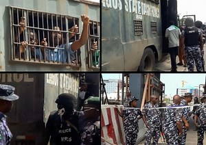 Video: Police tear gas protesters, arrest dozens during #EndSARS 4th anniversary rally