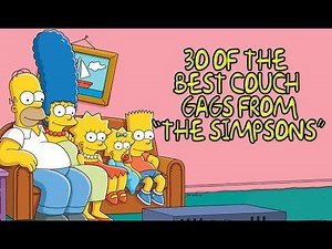 30 Of The Best Couch Gags From "The Simpsons"