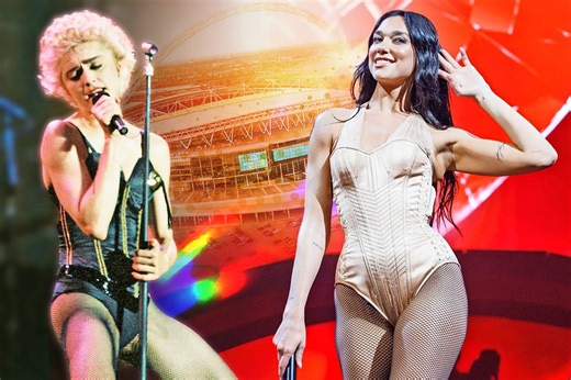 Dua Lipa follows in idol Madonna's footsteps to headline gig at Wembley Stadium