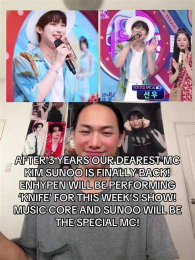 ENHYPEN Brings Back MC Sunoo for 'Knife' Performance