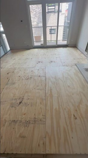 Install New Plywood Subfloor#shorts #construction