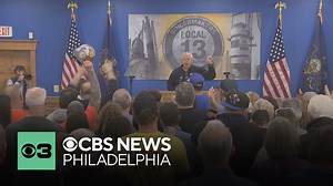 Tim Walz campaigns in Bucks County, talks about lower costs and Pennsylvania jobs