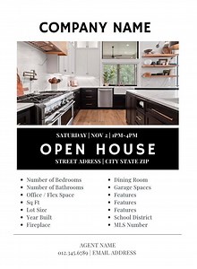 Open House Marketing Checklist   Sign-in Sheet   Editable Flyers   Reel Template | Lead-generating Realtor Toolkit - Etsy