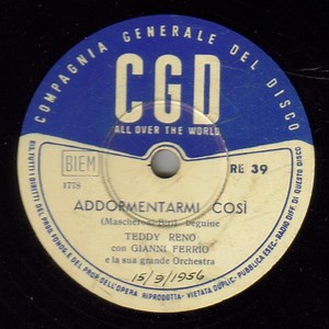 Teddy Reno - Addormentarmi Così / L' Amour, Madame...