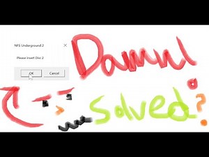Fixing INSERT DISC error in NFS Underground 2 using Daemon Tools Lite
