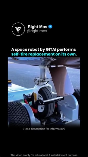 Robot Changes Tire 🛞😳