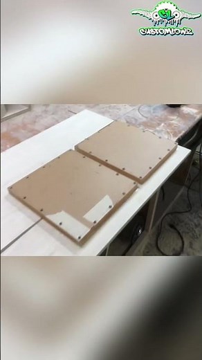 Attaching Plexiglass to a Subwoofer Box #shorts