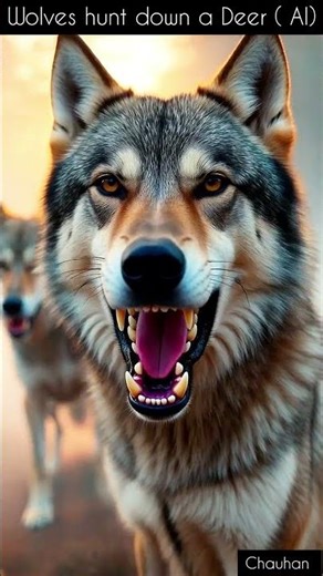 Wolves hunt down a Deer #wildlife #naturelovers #nature