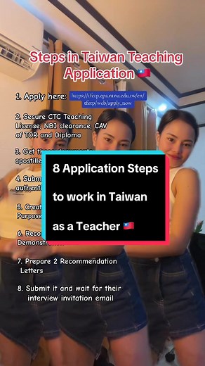 Steps to Work in Taiwan as a Teacher: Application, Requirements, and Process