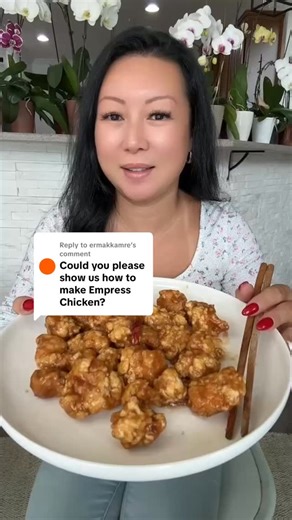 By Nay A on Instagram: "Chinese Take Out Empress Chicken Recipe #recipes #easyrecipe #chinese #empress #chicken"